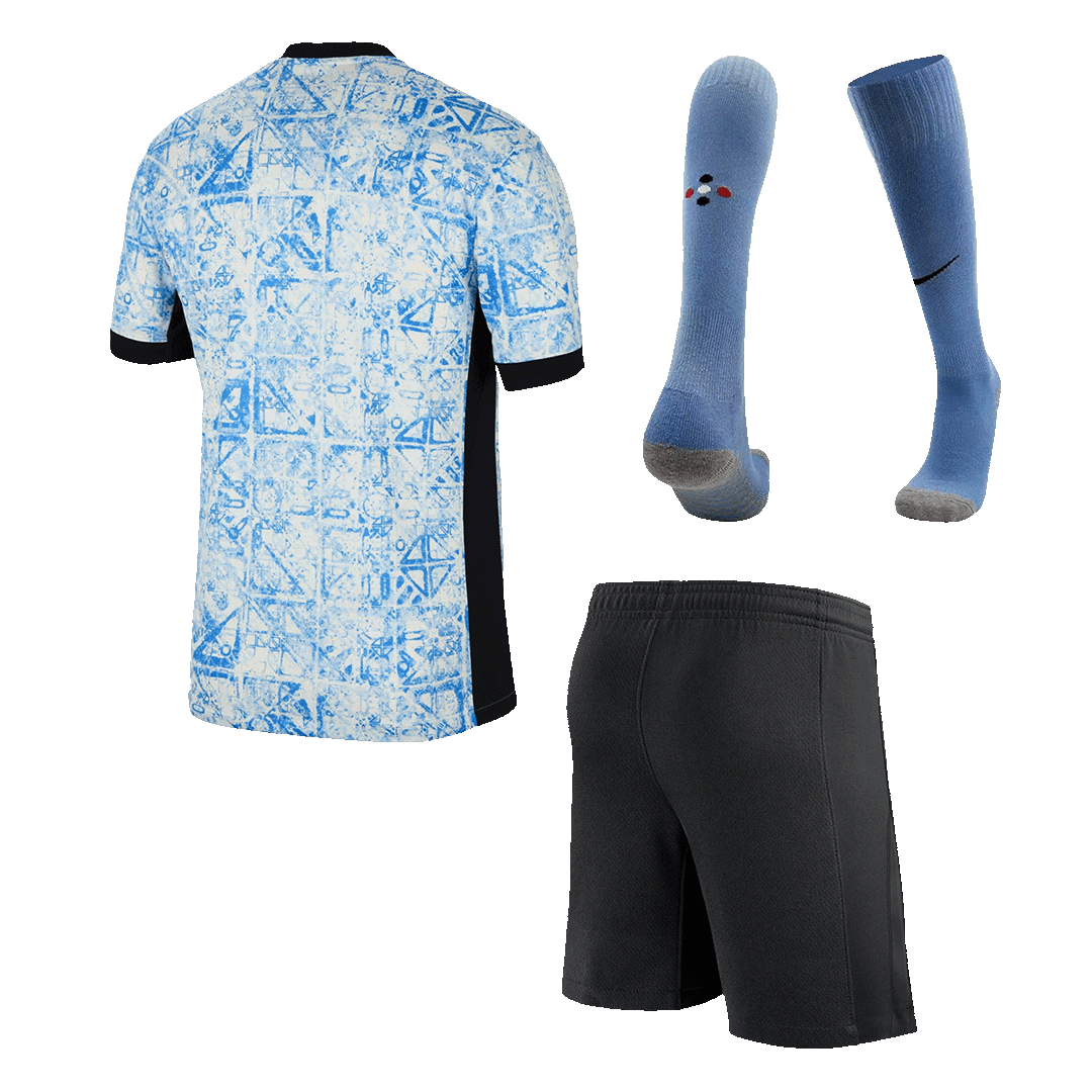 Camiseta de visitante de Portugal para hombre (equipamiento completo) para la Eurocopa 2024