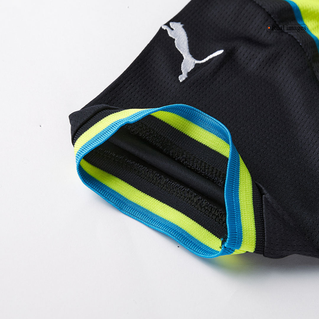 Kid's Manchester City Away  Soccer Jersey Kit(Jersey+Shorts+Socks) 2024/25 Top Soccer Jerseys Store