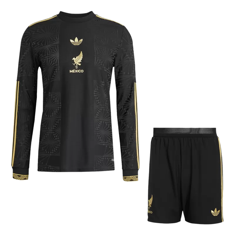 Camiseta de manga larga de visitante de México, versión para jugadores, 2025 - Copa Oro