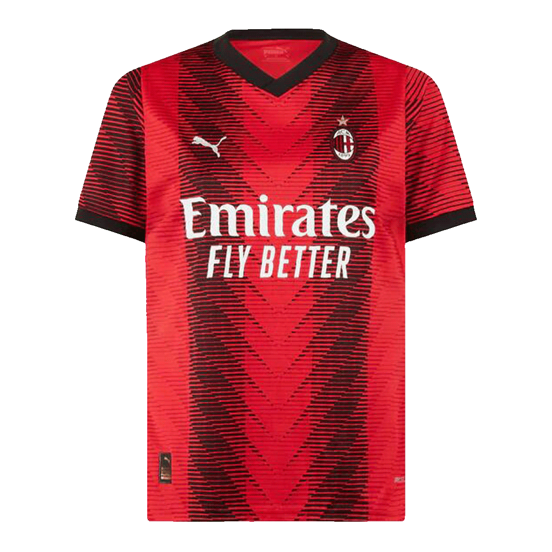 REIJNDERS #14 AC Milan Home Soccer Jersey 2023/24 Top Soccer Jerseys Store