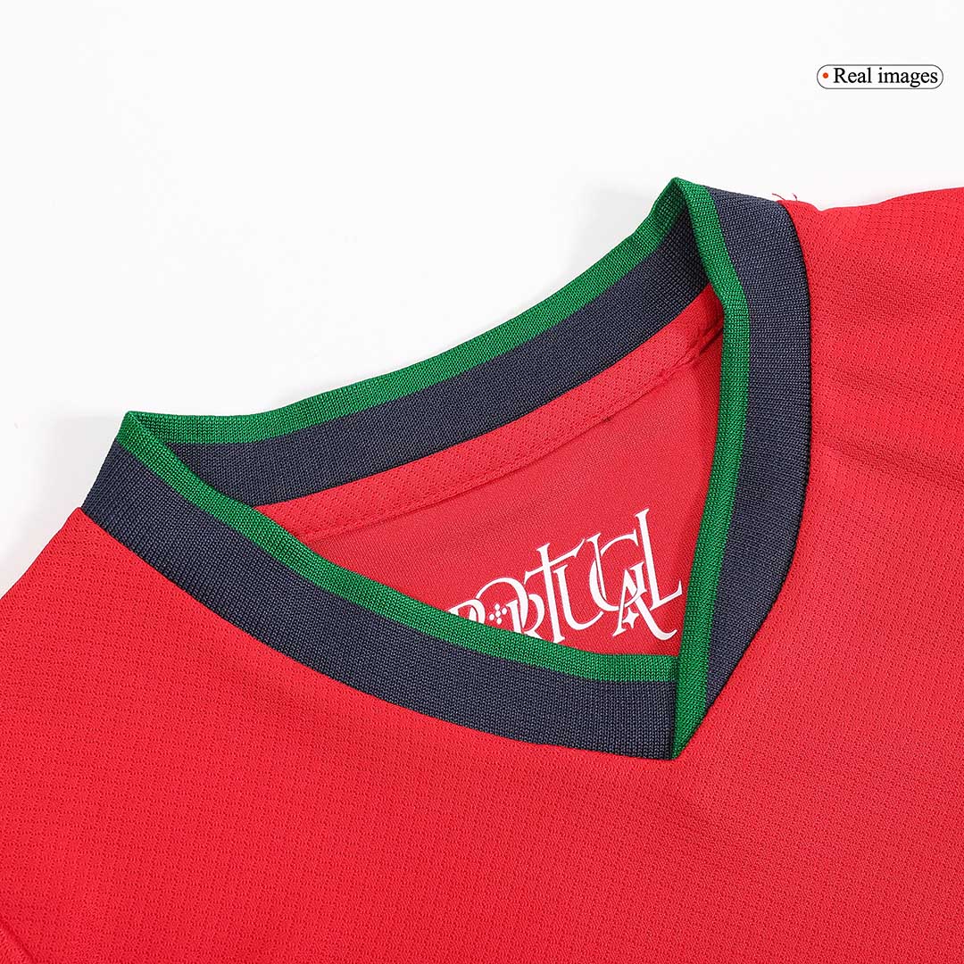 Camiseta local de Portugal para niños (equipamiento completo) Eurocopa 2024