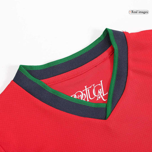 Camiseta local de Portugal para niños (equipamiento completo) Eurocopa 2024