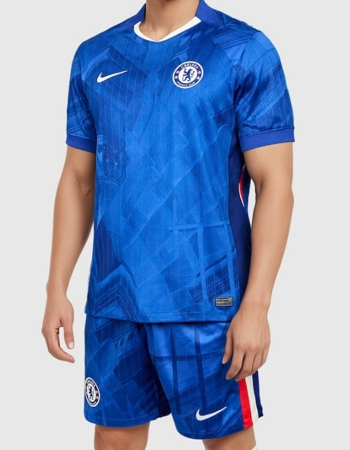 Camiseta de fútbol local del Chelsea (camiseta, pantalón corto y calcetines) 2025/26