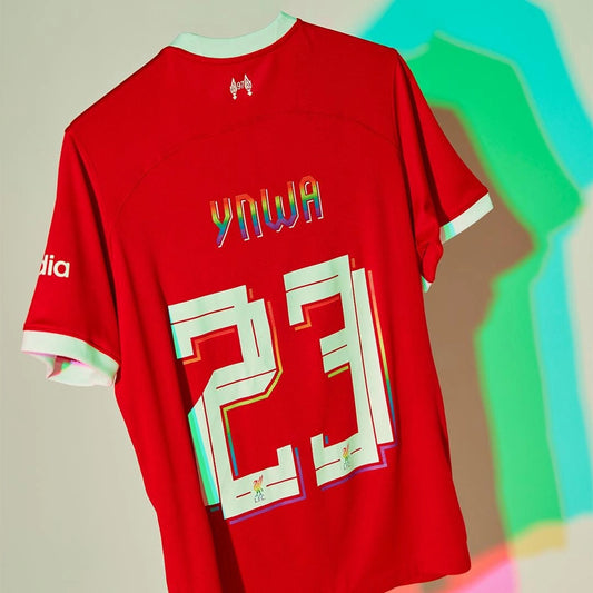 Camiseta de fútbol local del Liverpool 2025/26 - Colección Pride exclusiva de Retail