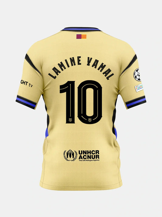 Versión del jugador Camiseta visitante del Barcelona LAMINE YAMAL #10 25/26