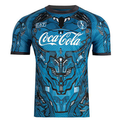 Camiseta de entrenamiento azul del SSC Napoli 2025/26