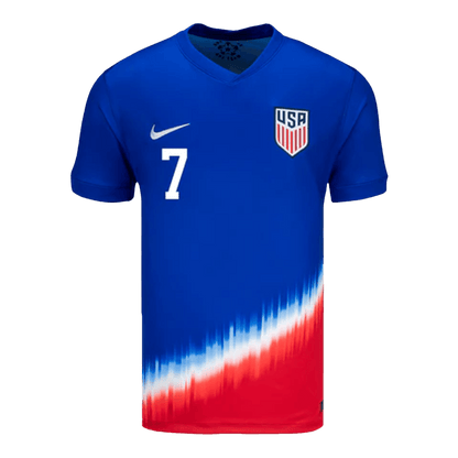 [Súper calidad] Camiseta de fútbol local REYNA #7 de EE. UU. para hombre Copa América 2024
