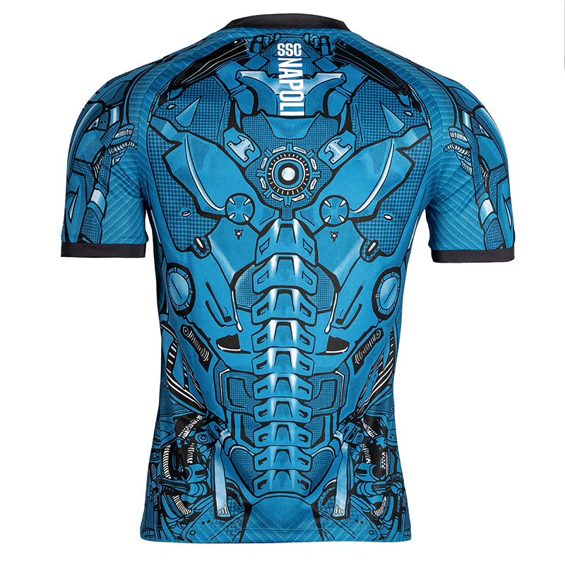 Camiseta de entrenamiento azul del SSC Napoli 2025/26