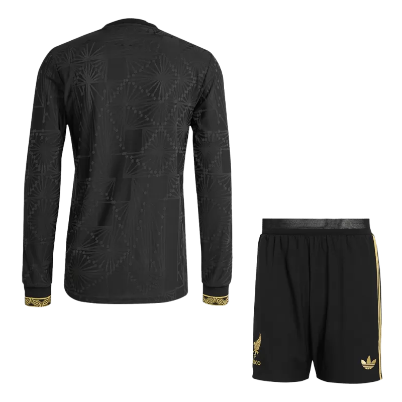 Camiseta de manga larga de visitante de México, versión para jugadores, 2025 - Copa Oro