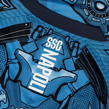 Camiseta de entrenamiento azul del SSC Napoli 2025/26