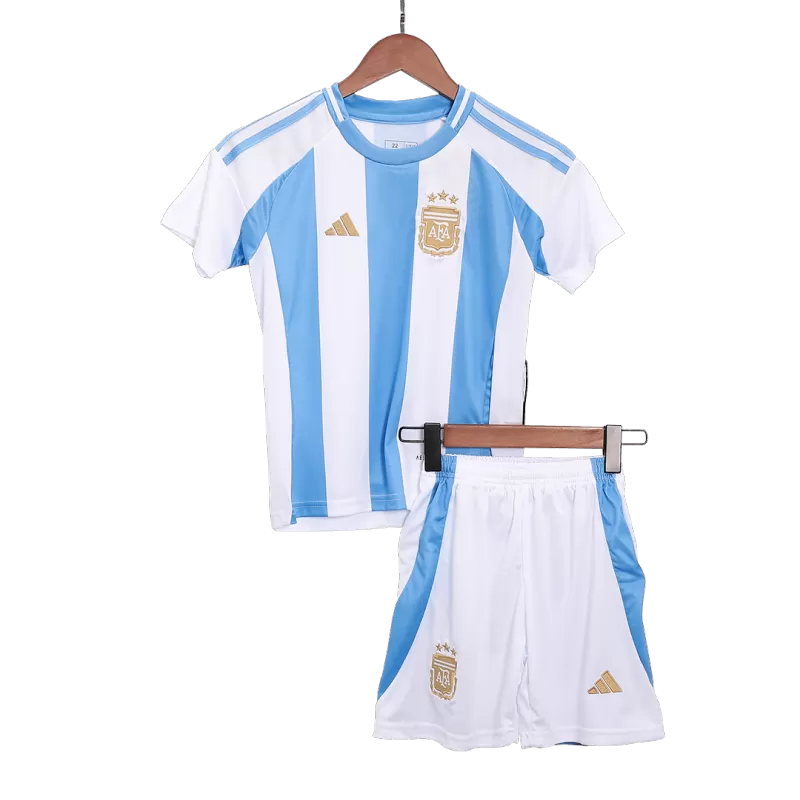 Camiseta de fútbol infantil local de Argentina para la Copa América 2024