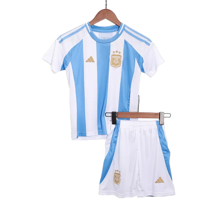 Camiseta de fútbol infantil local de Argentina para la Copa América 2024