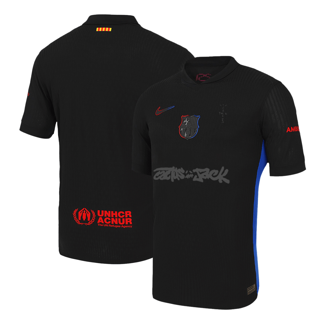 Camiseta de visitante del Barcelona x Travis Scott 2024/25 (versión jugador)
