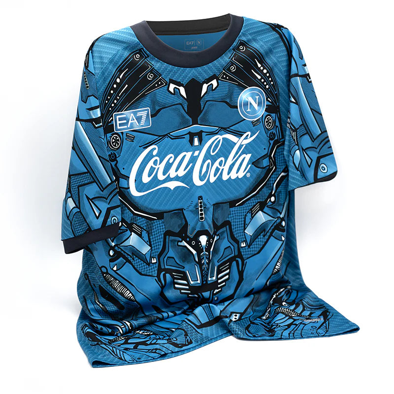 Camiseta de entrenamiento azul del SSC Napoli 2025/26