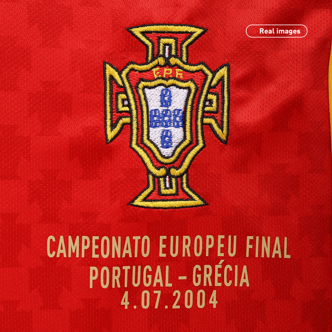 Camiseta Retro Futbol Portugal Local 2004 - Final Eurocopa