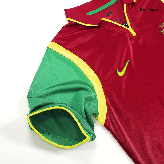 Camiseta retro de fútbol de Portugal de 1999