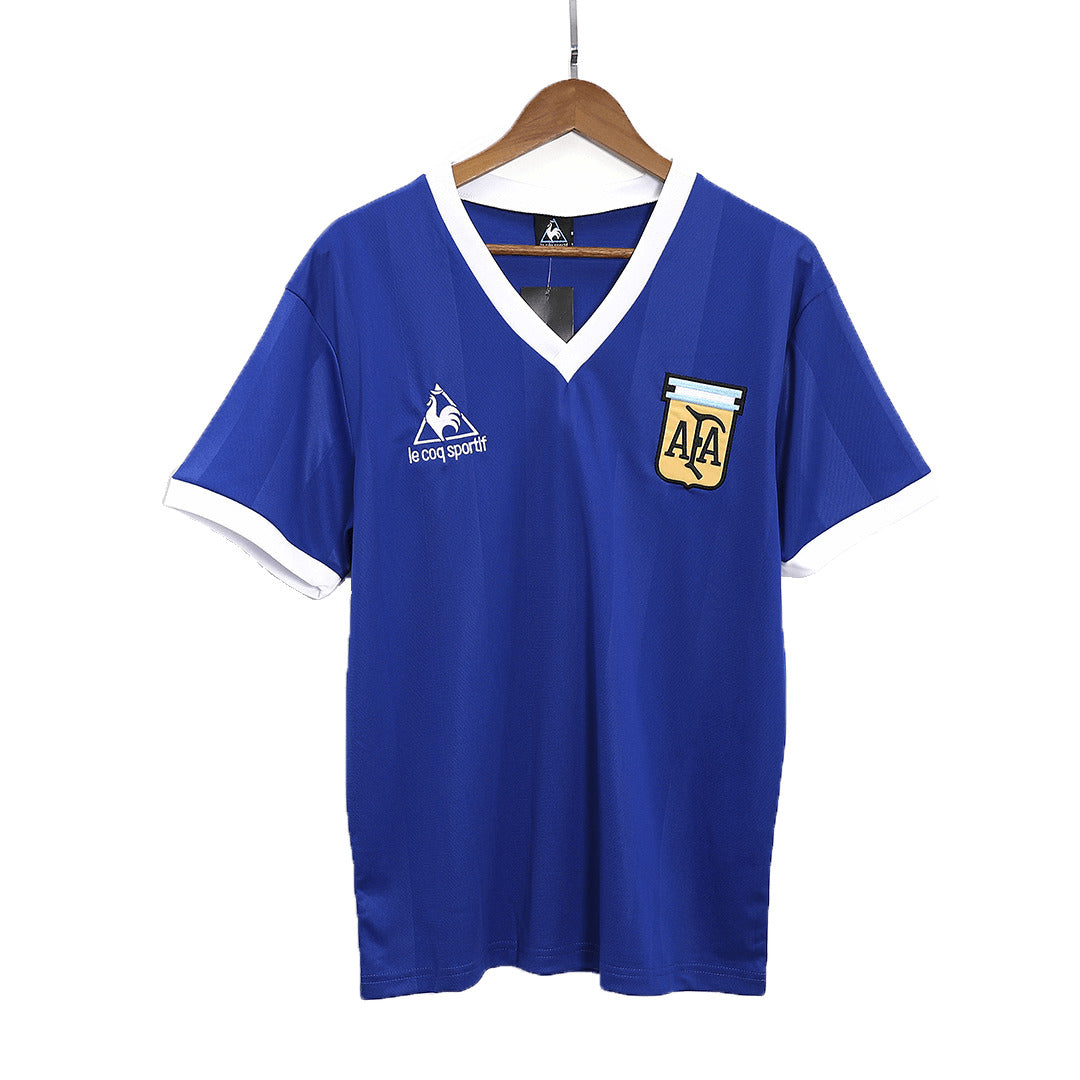 Argentina Away Retro Soccer Jersey 1986