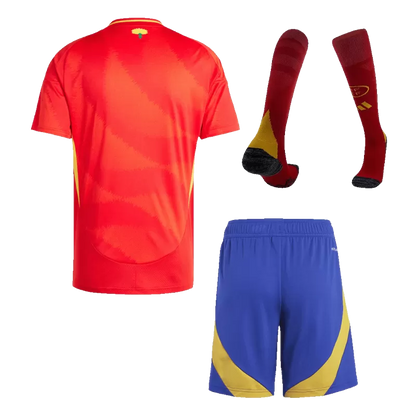 Camiseta de fútbol local de España (Camiseta + Pantalones cortos + Calcetines) 2024/25