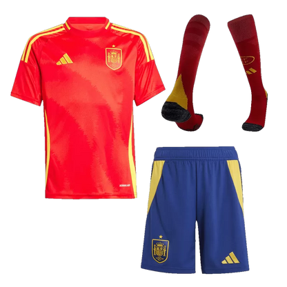 Camiseta de fútbol local de España para niños (camiseta, pantalón corto y calcetines) 2024/25