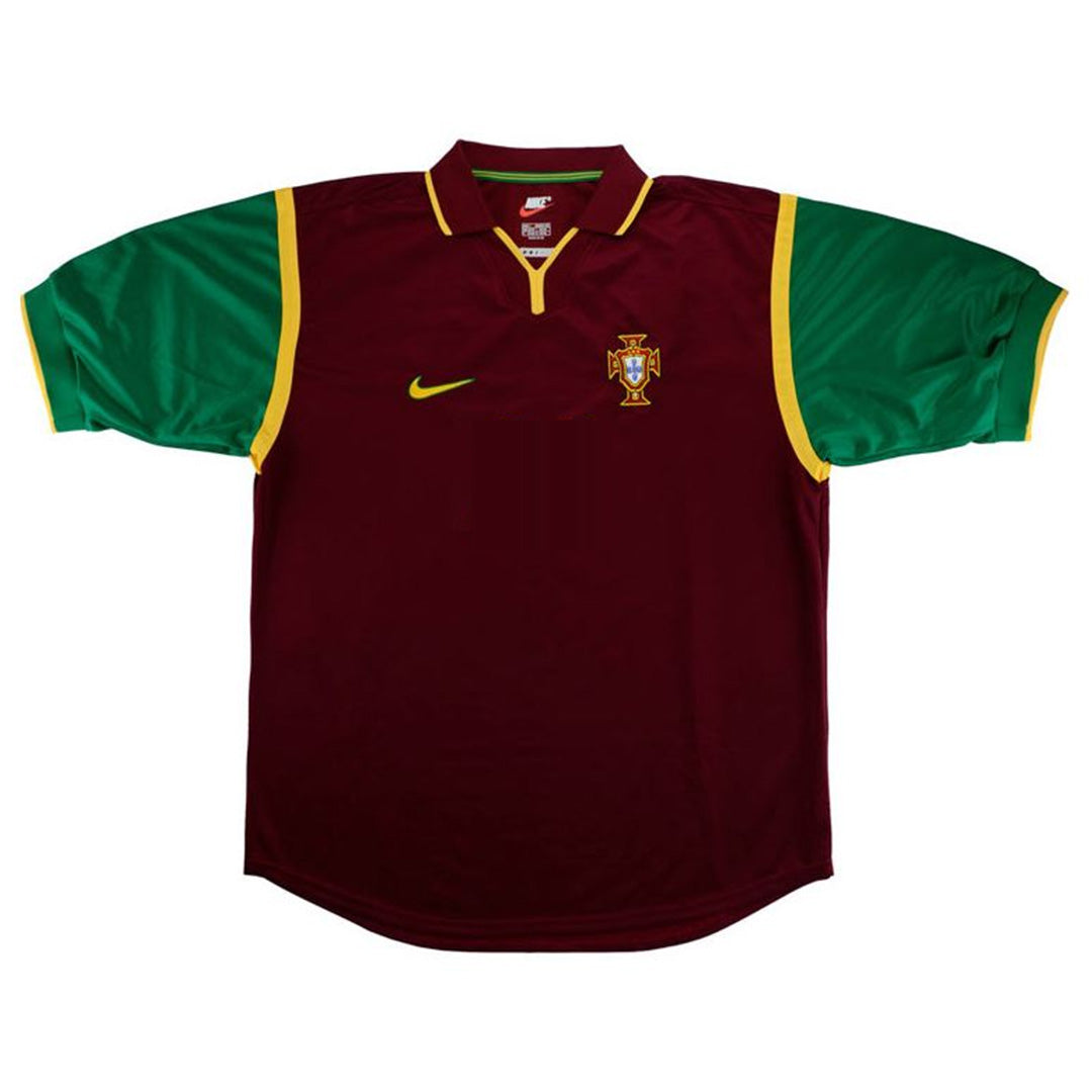 Camiseta retro de fútbol de Portugal de 1999