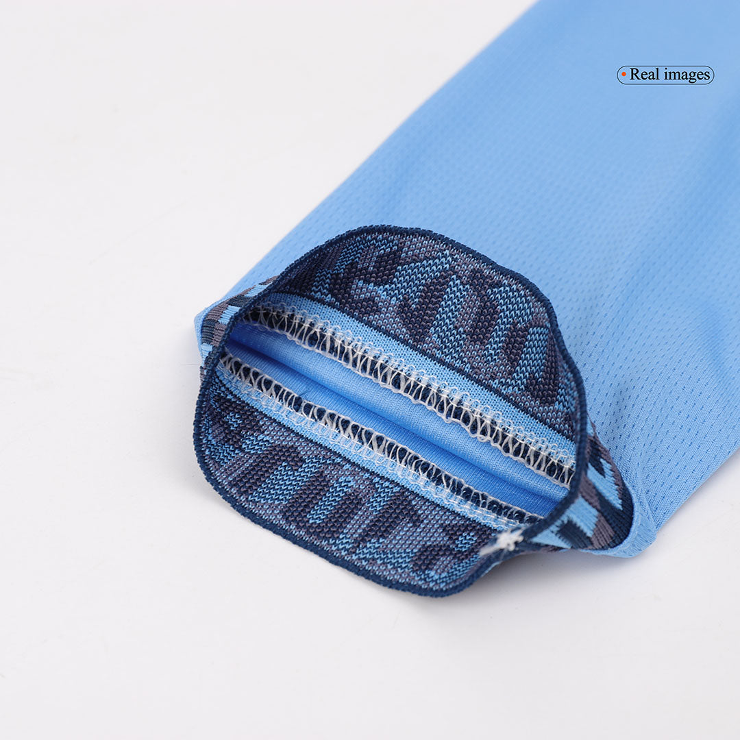 Manchester City Home Long Sleeve  Soccer Jersey 2024/25 Top Soccer Jerseys Store