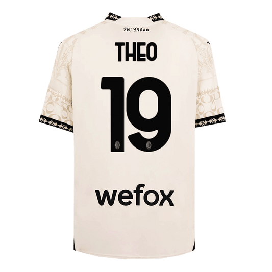 THEO #19 AC Milan X Pleasures Fourth Away  Soccer Jersey 2023/24 Top Soccer Jerseys Store