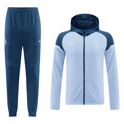 Manchester City Hoodie Training Kit (Jacket+Pants) 2024/25 Top Soccer Jerseys Store