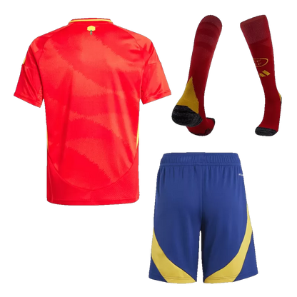 Camiseta de fútbol local de España para niños (camiseta, pantalón corto y calcetines) 2024/25