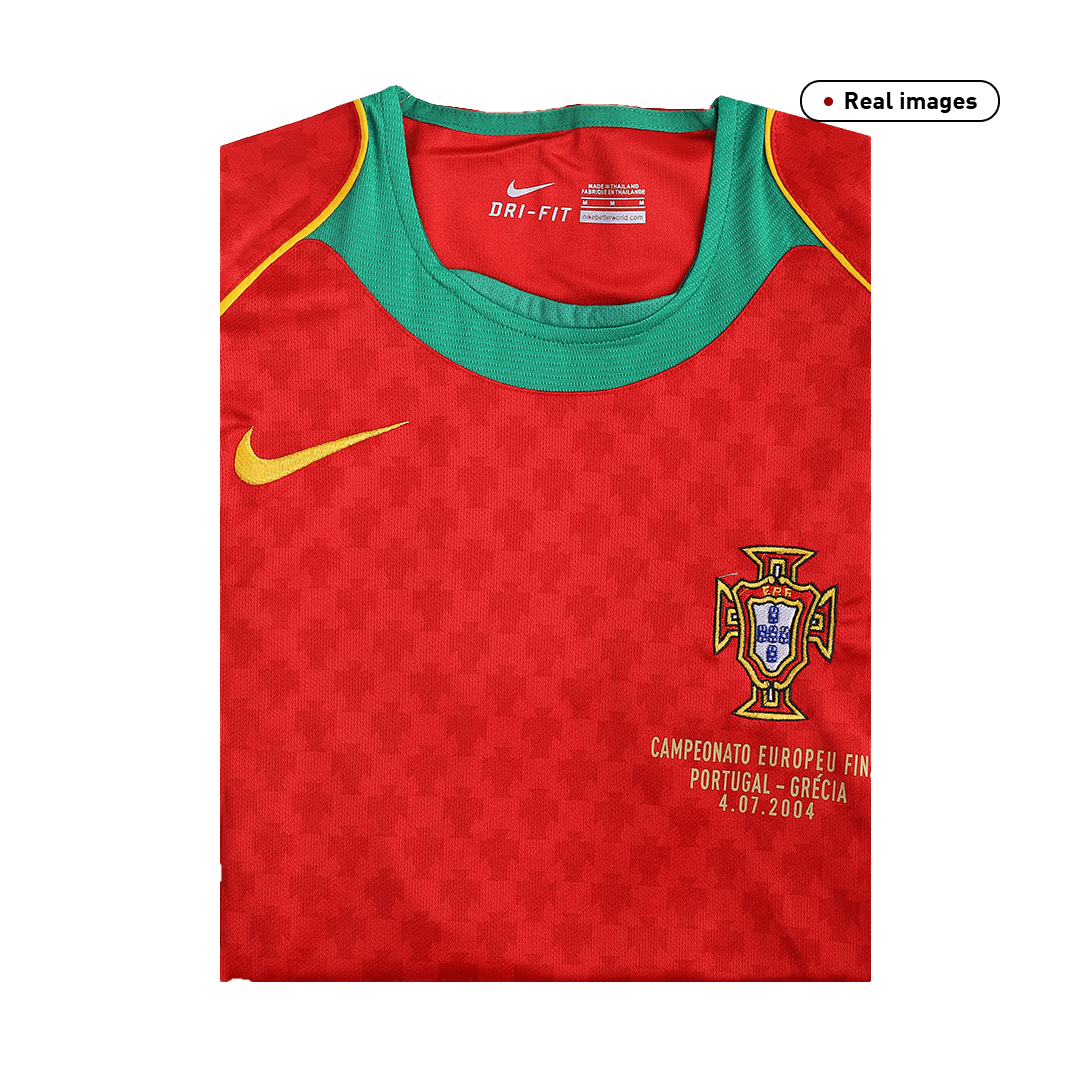 Camiseta Retro Futbol Portugal Local 2004 - Final Eurocopa