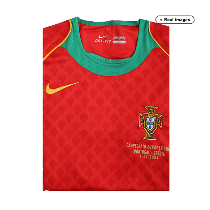 Camiseta Retro Futbol Portugal Local 2004 - Final Eurocopa