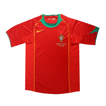 Camiseta Retro Futbol Portugal Local 2004 - Final Eurocopa