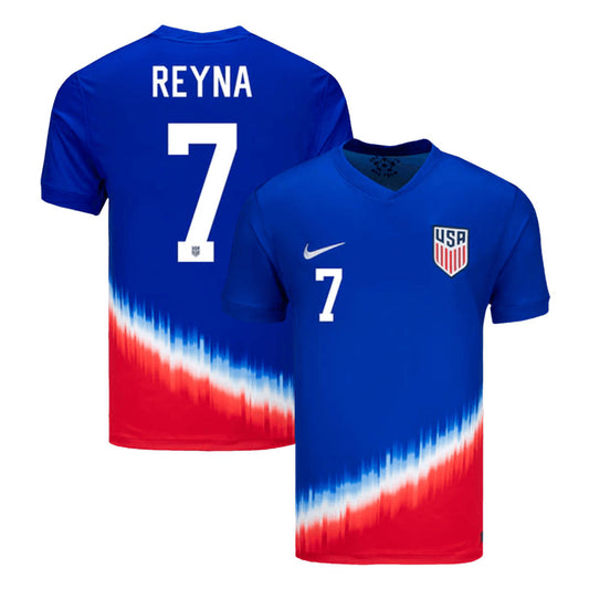 [Súper calidad] Camiseta de fútbol local REYNA #7 de EE. UU. para hombre Copa América 2024