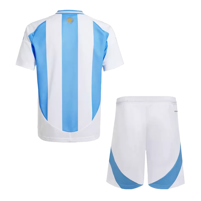 Camiseta de fútbol infantil local de Argentina para la Copa América 2024