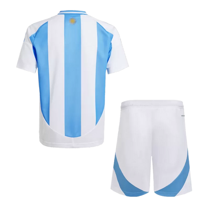 Camiseta de fútbol infantil local de Argentina para la Copa América 2024