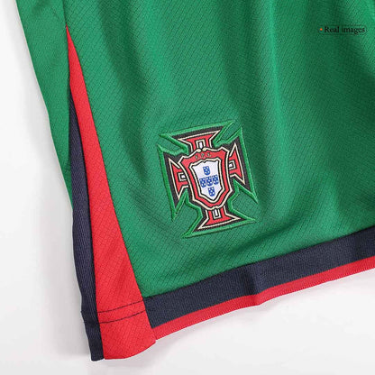 Camiseta local de Portugal para niños (equipamiento completo) Eurocopa 2024