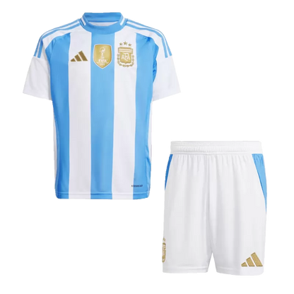 Camiseta de fútbol infantil local de Argentina para la Copa América 2024