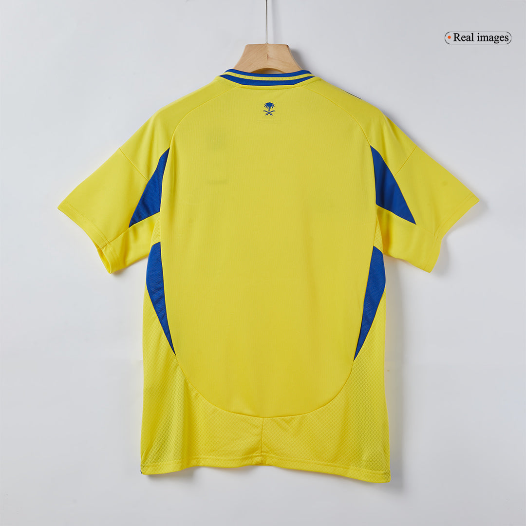 Al Nassr Home  Soccer Jersey Kit(Jersey+Shorts+Socks) 2024/25 Top Soccer Jerseys Store