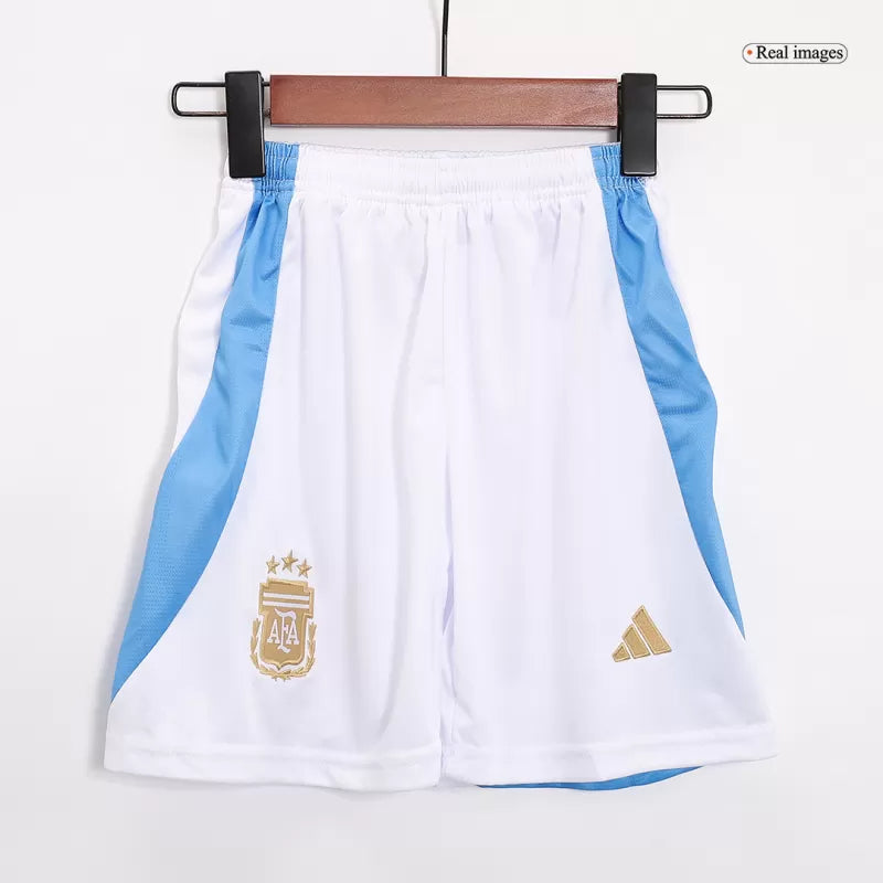 Camiseta de fútbol infantil local de Argentina para la Copa América 2024