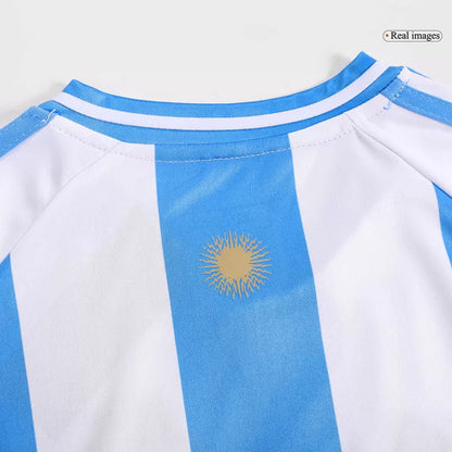 Camiseta de fútbol infantil local de Argentina para la Copa América 2024