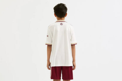 Camiseta de fútbol visitante del Arsenal para niños (camiseta y pantalón corto) 2025/26