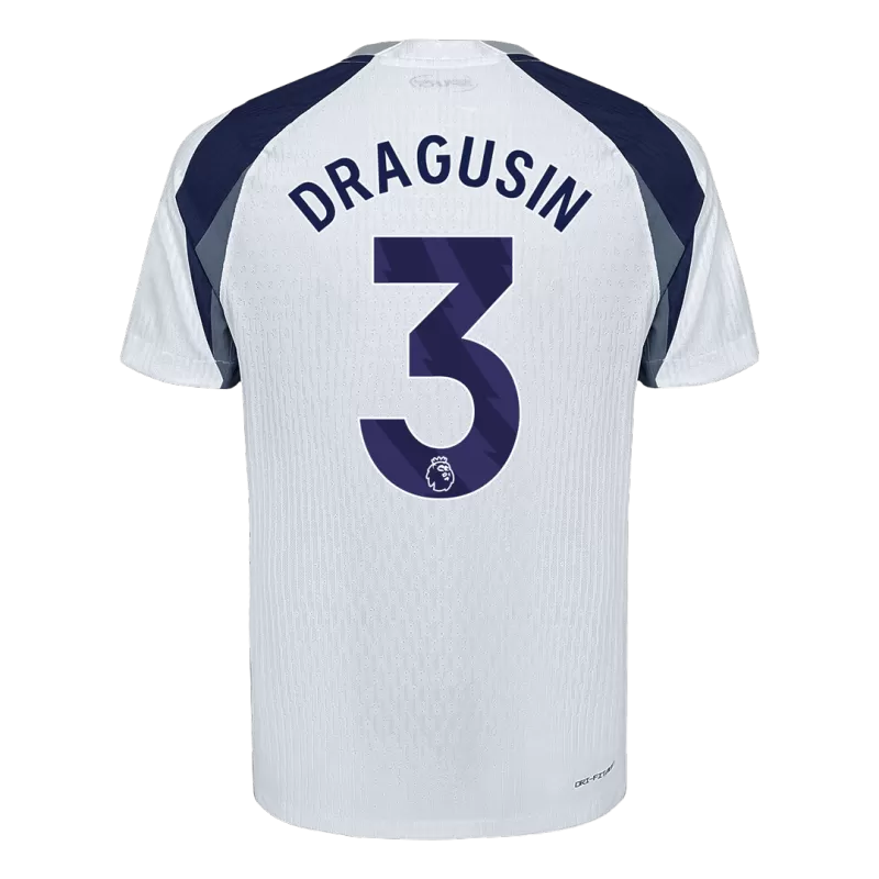 DRAGUSIN #3 Player Version Tottenham Hotspur Home Soccer Jersey 2025/26