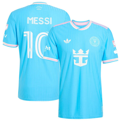 Camiseta de fútbol de visitante del Inter Miami CF Messi #10 2025, versión de jugador