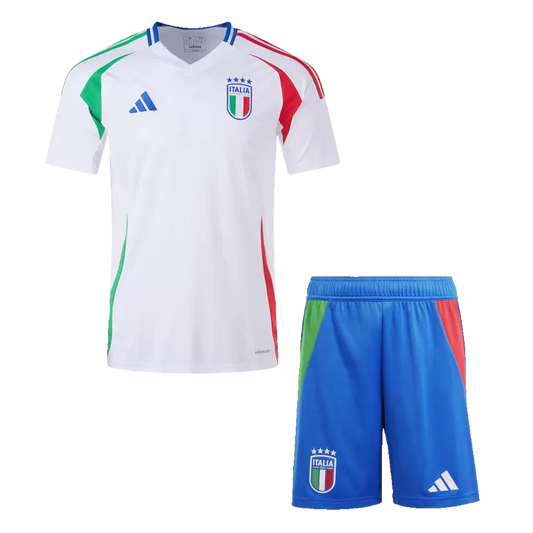 Italy Away Soccer Jersey (Jersey+Shorts) EURO 2024