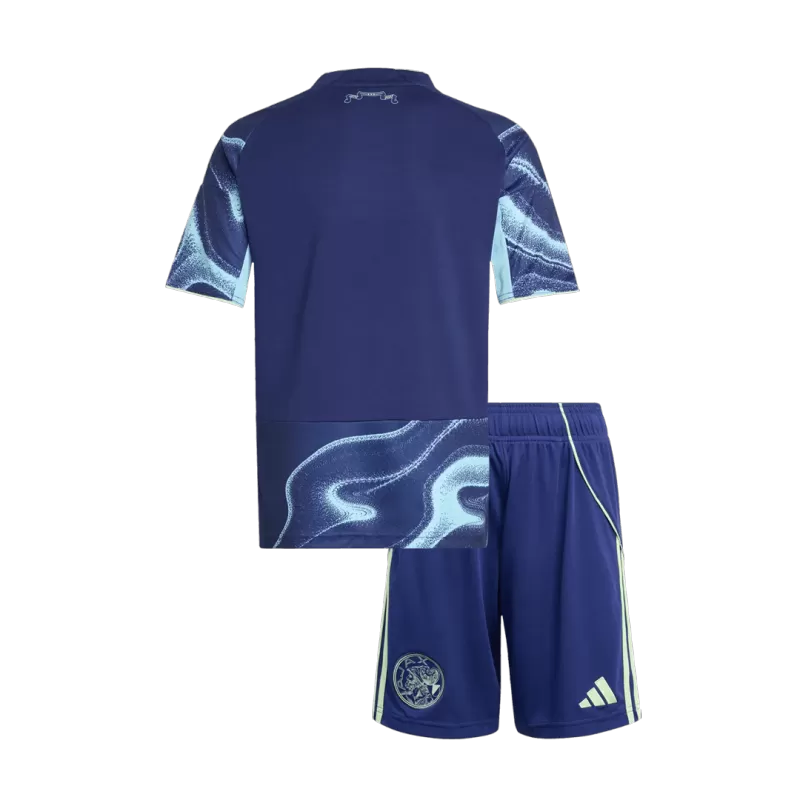 Kid's Ajax Away Soccer Jersey Kit (Jersey+Shorts) 2025/26