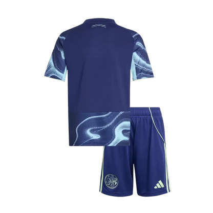 Kid's Ajax Away Soccer Jersey Kit (Jersey+Shorts) 2025/26