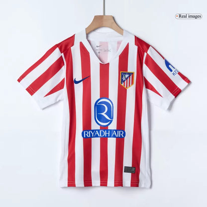 Kid's Atletico Madrid Home Soccer Jersey Kit(Jersey+Shorts+Socks) 2025/26