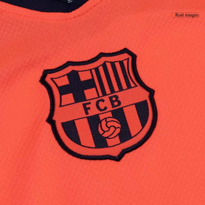 Kid‘s Barcelona Third Away Soccer Jerseys (Jersey+Short+Socks) Kit 2025/26