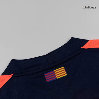 Kid‘s Barcelona Third Away Soccer Jerseys (Jersey+Short+Socks) Kit 2025/26