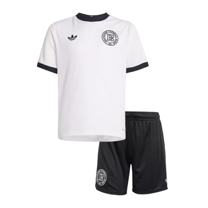 Camiseta de fútbol de Alemania para niños (camiseta y pantalón corto) 2025 - 125.º aniversario
