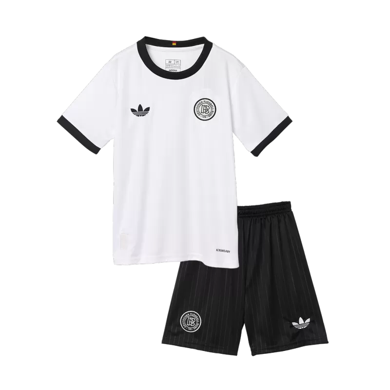 Camiseta de fútbol de Alemania para niños (camiseta y pantalón corto) 2025 - 125.º aniversario